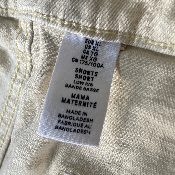 H&M Mama/Maternity Denim Shorts US XL - Picture 5 of 5